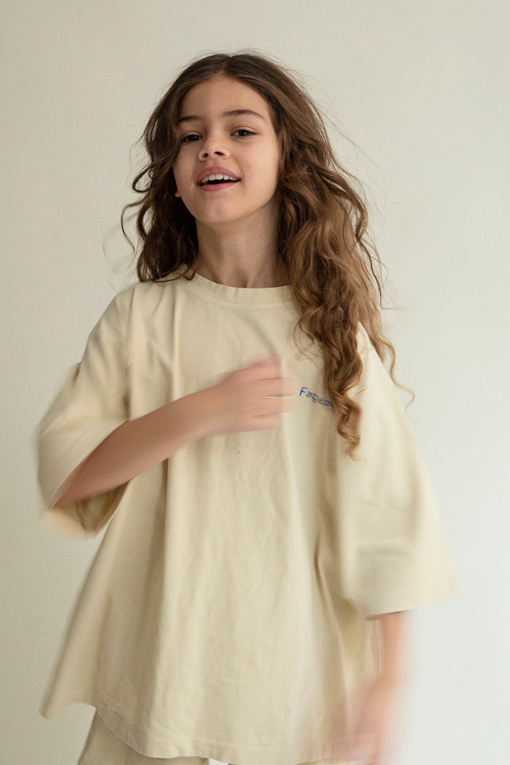 Façade Ishi Wide Short Sleeve Tee in Butter