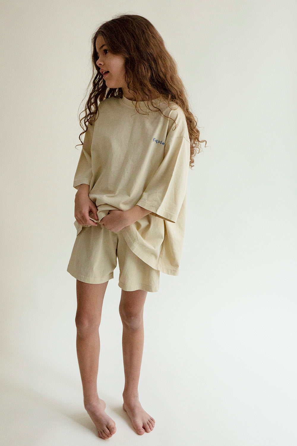 Façade Ishi Wide Short Sleeve Tee in Butter