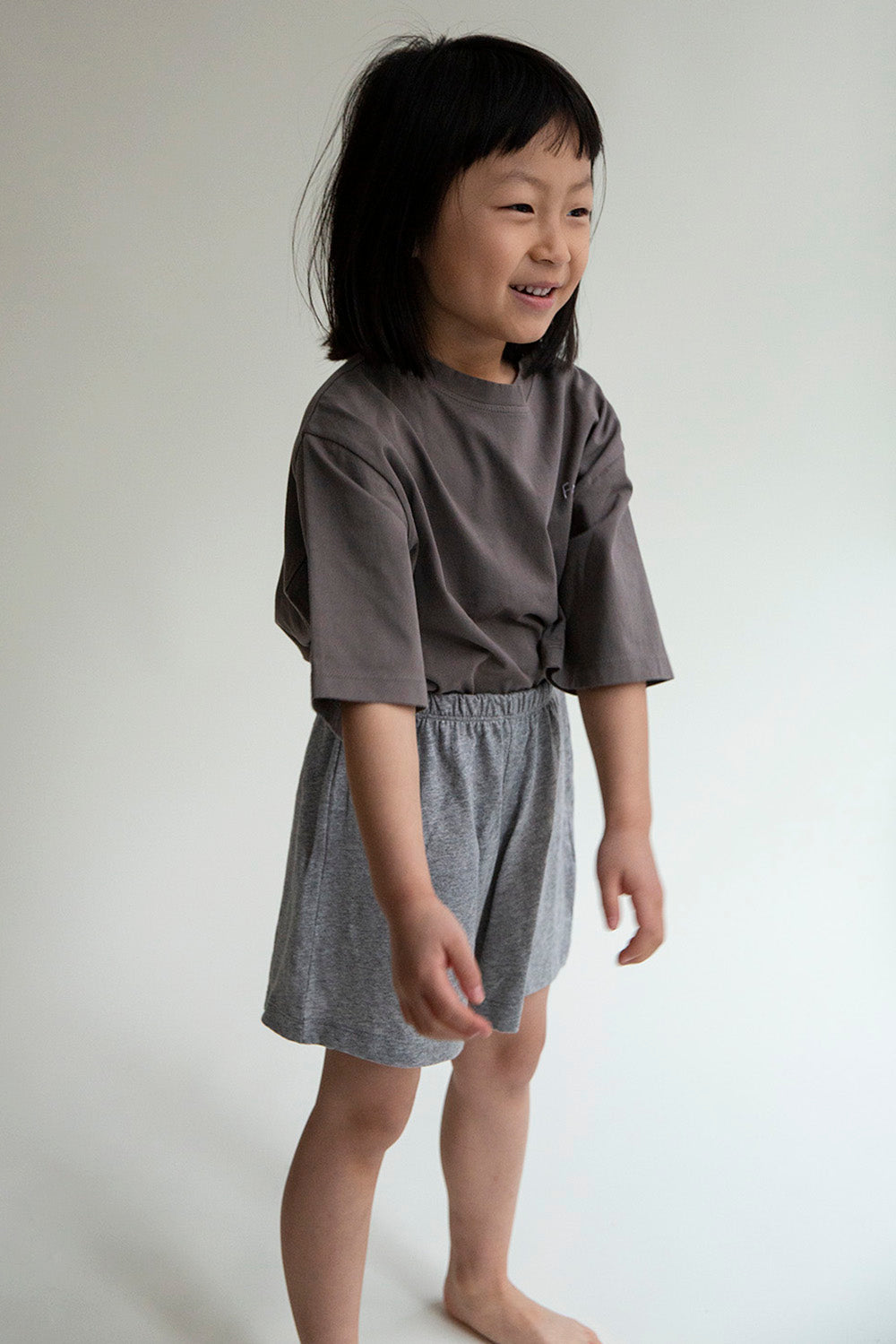 Façade Ishi Wide Short Sleeve Tee in Stone