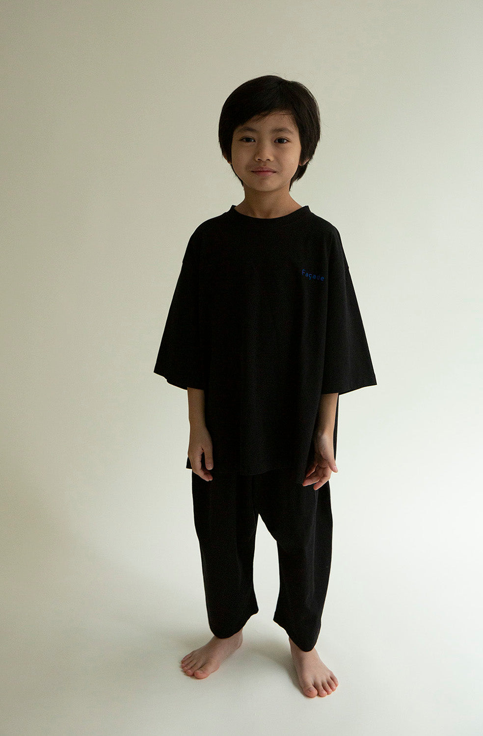 Façade Savane Wide Pants in Black