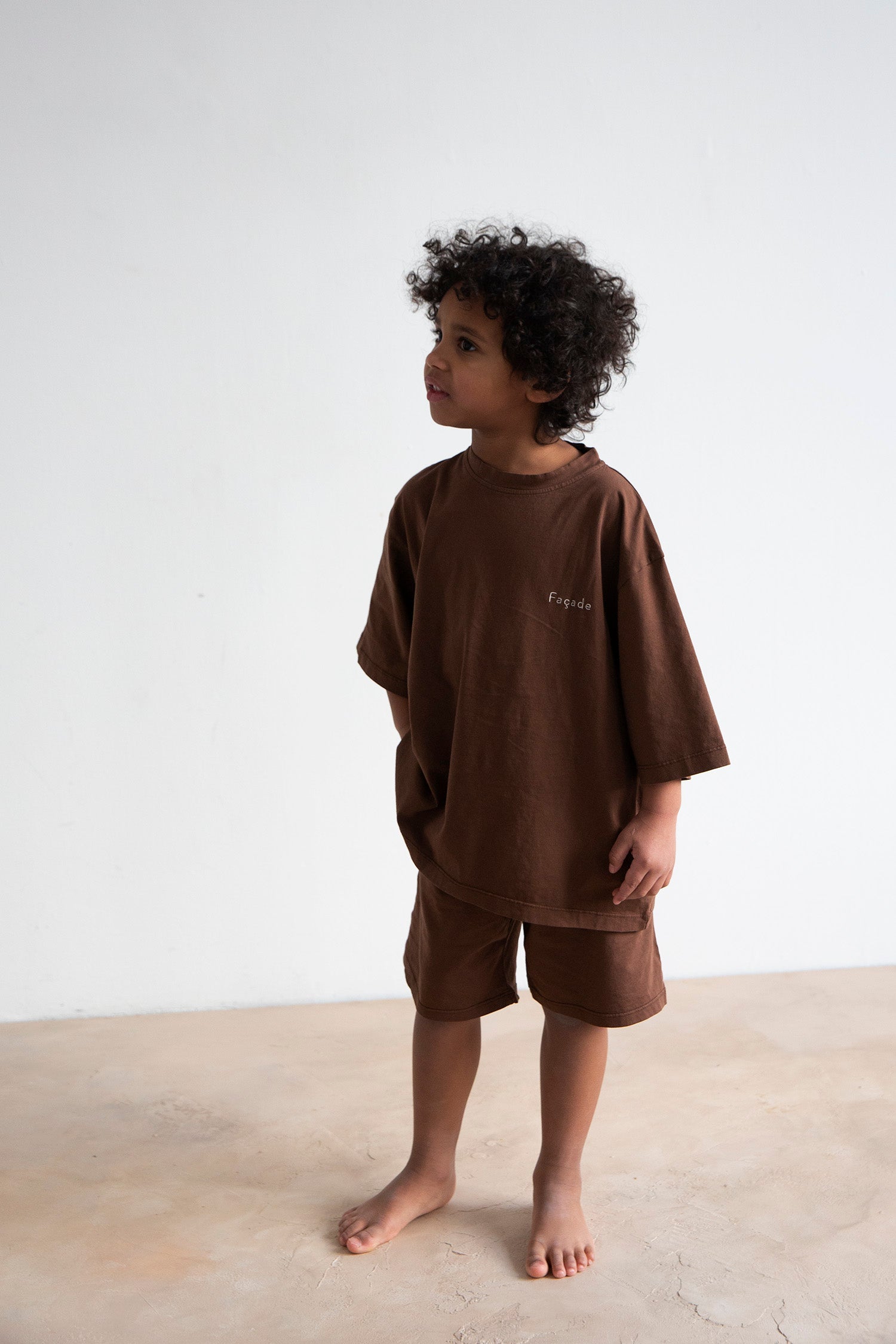 Nara Relaxed Shorts in Chocolate by Façade
