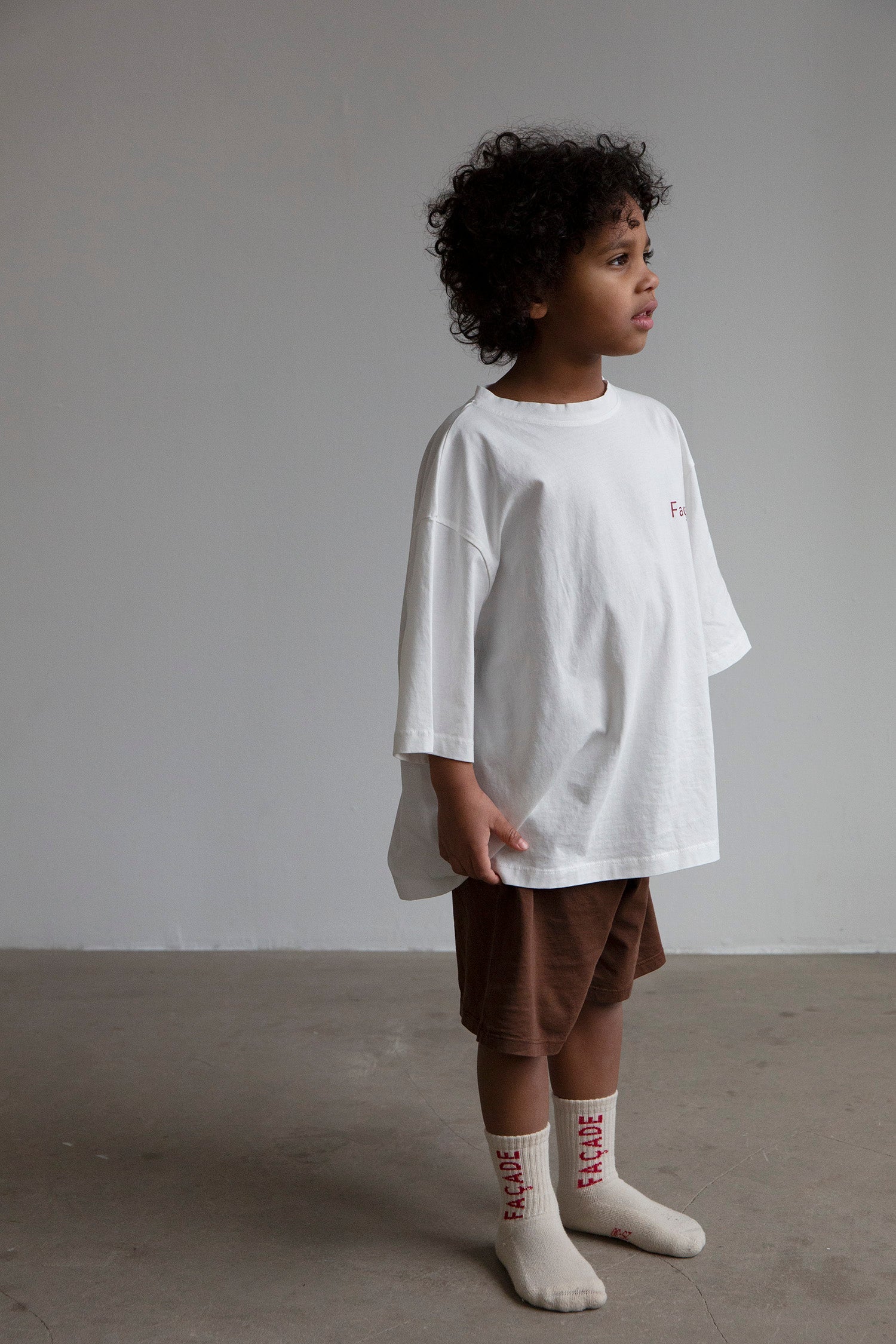 Nara Relaxed Shorts in Chocolate by Façade