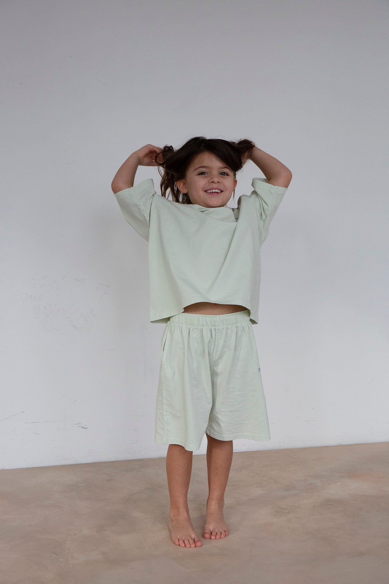 Nara Relaxed Shorts in Mint by Façade