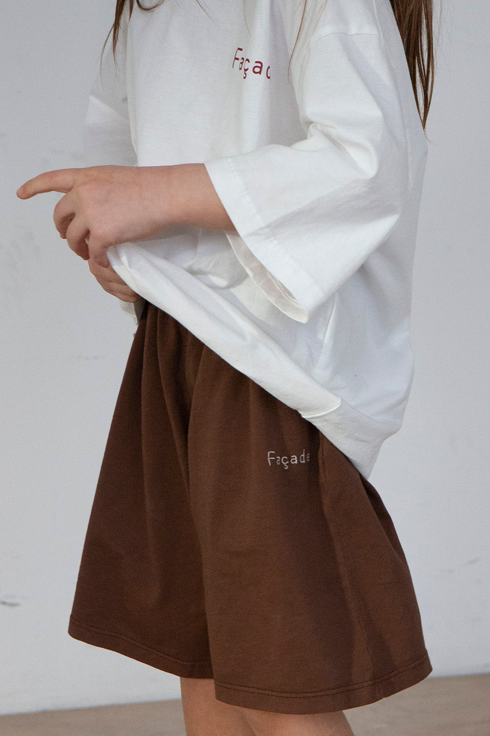 Nara Relaxed Shorts in Chocolate by Façade