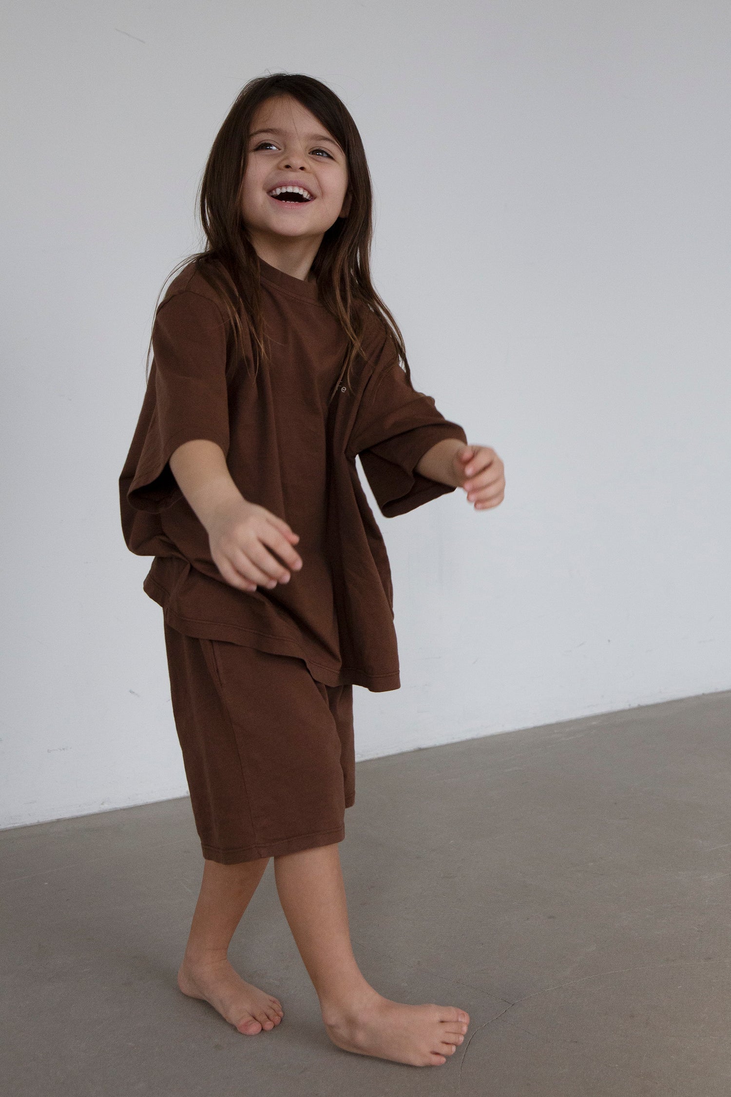 Hana Wide Tee in Chocolate by Façade