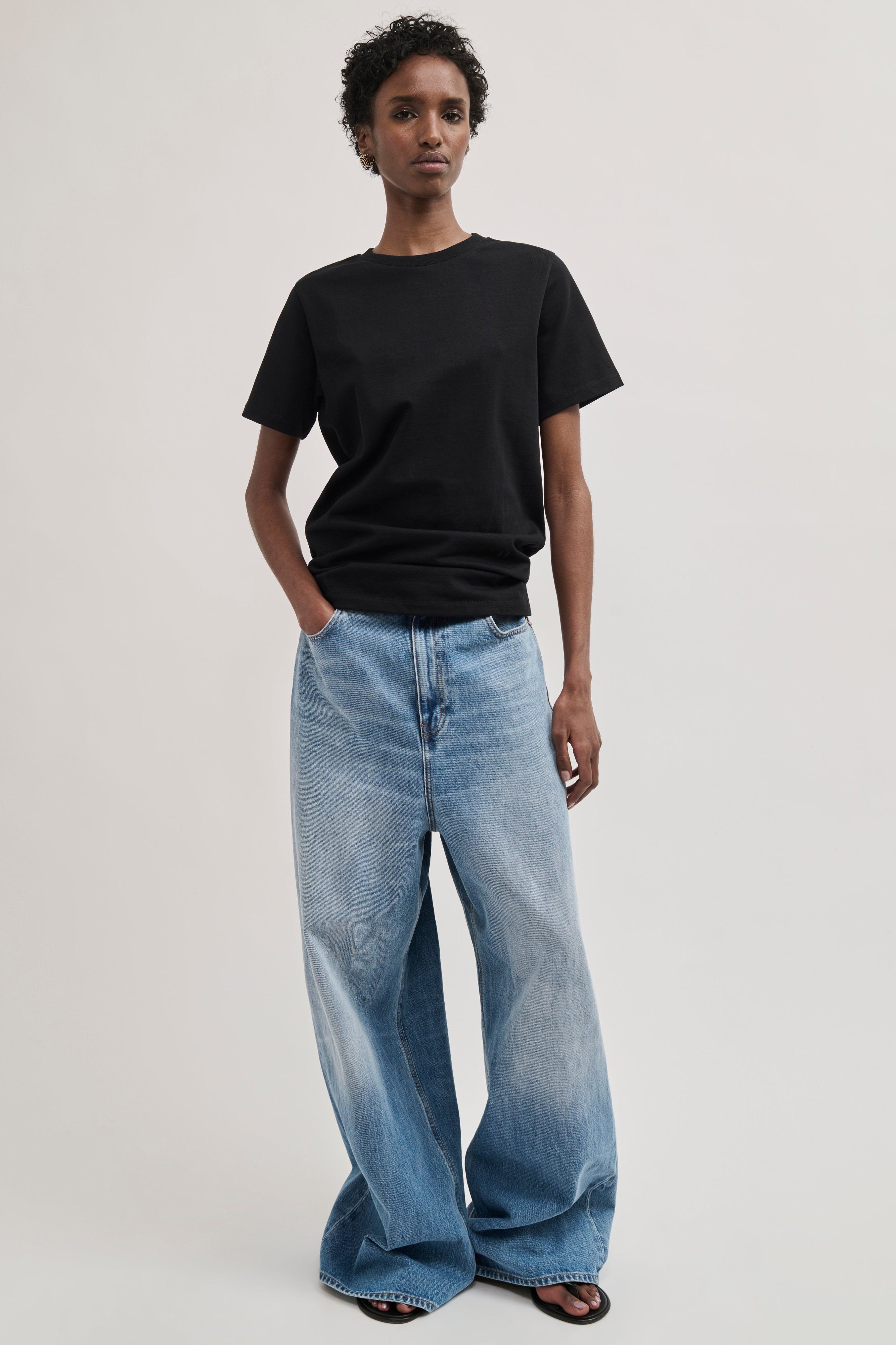 The Classic Tee in Black by TEURN