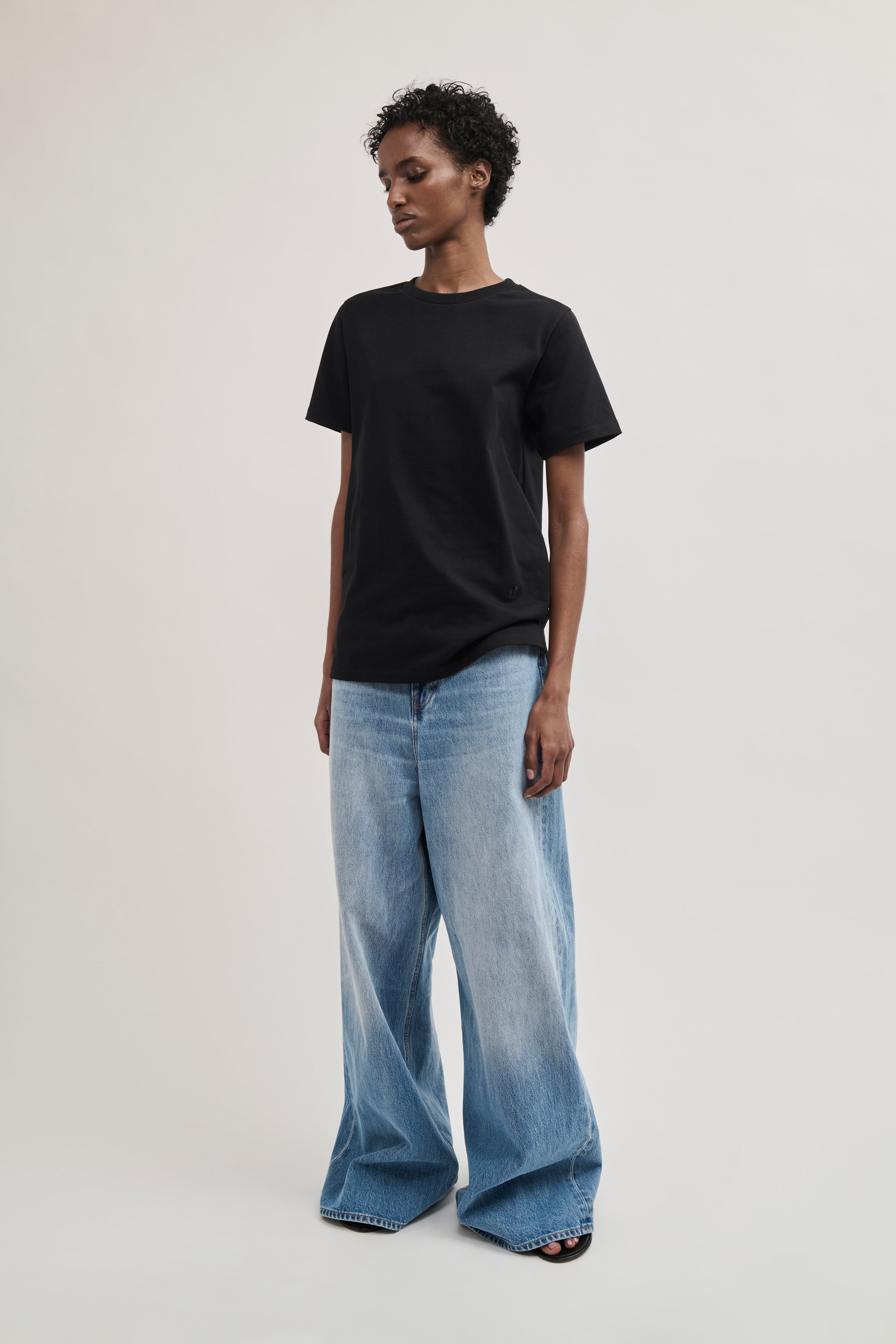 The Classic Tee in Black by TEURN