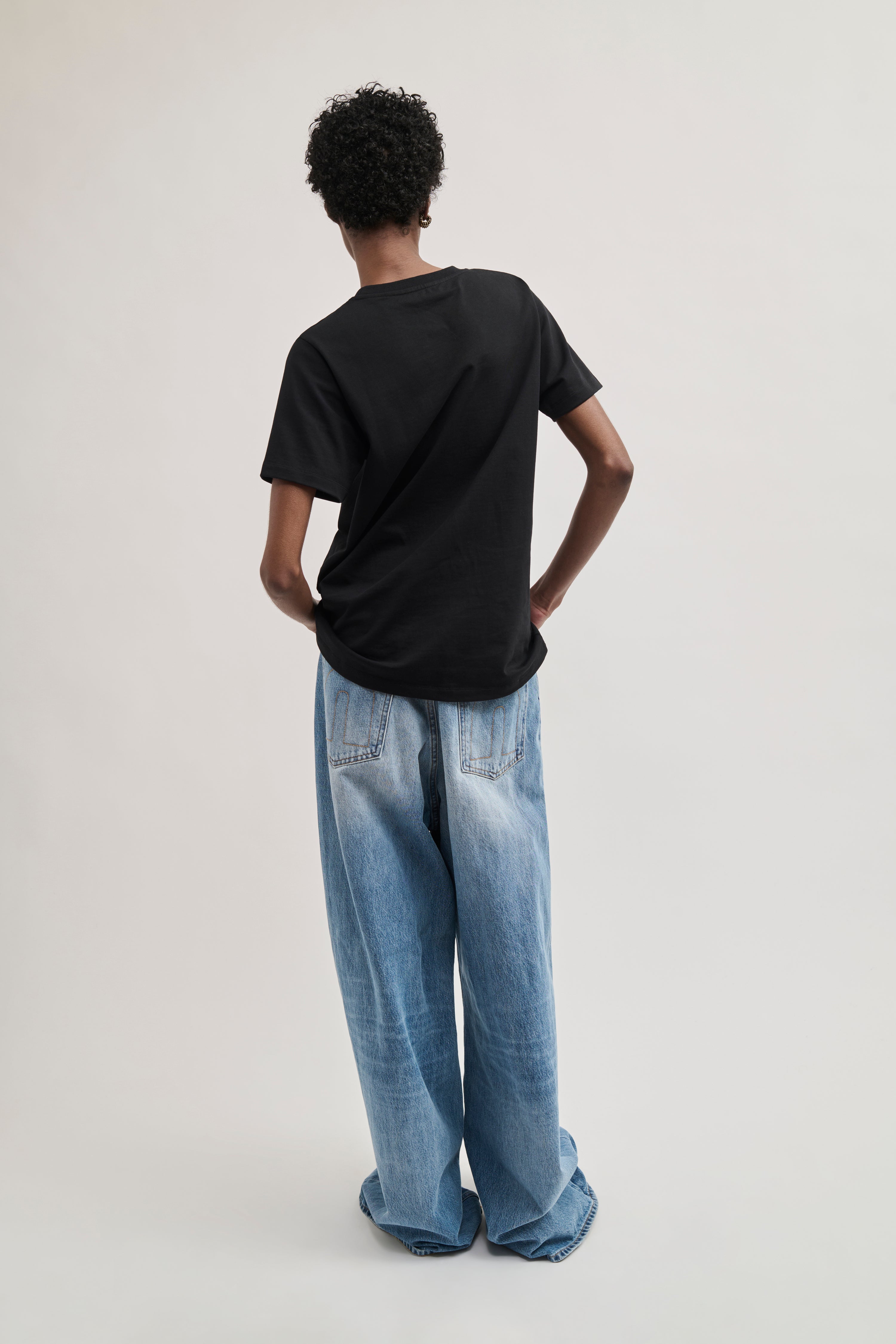 The Classic Tee in Black by TEURN