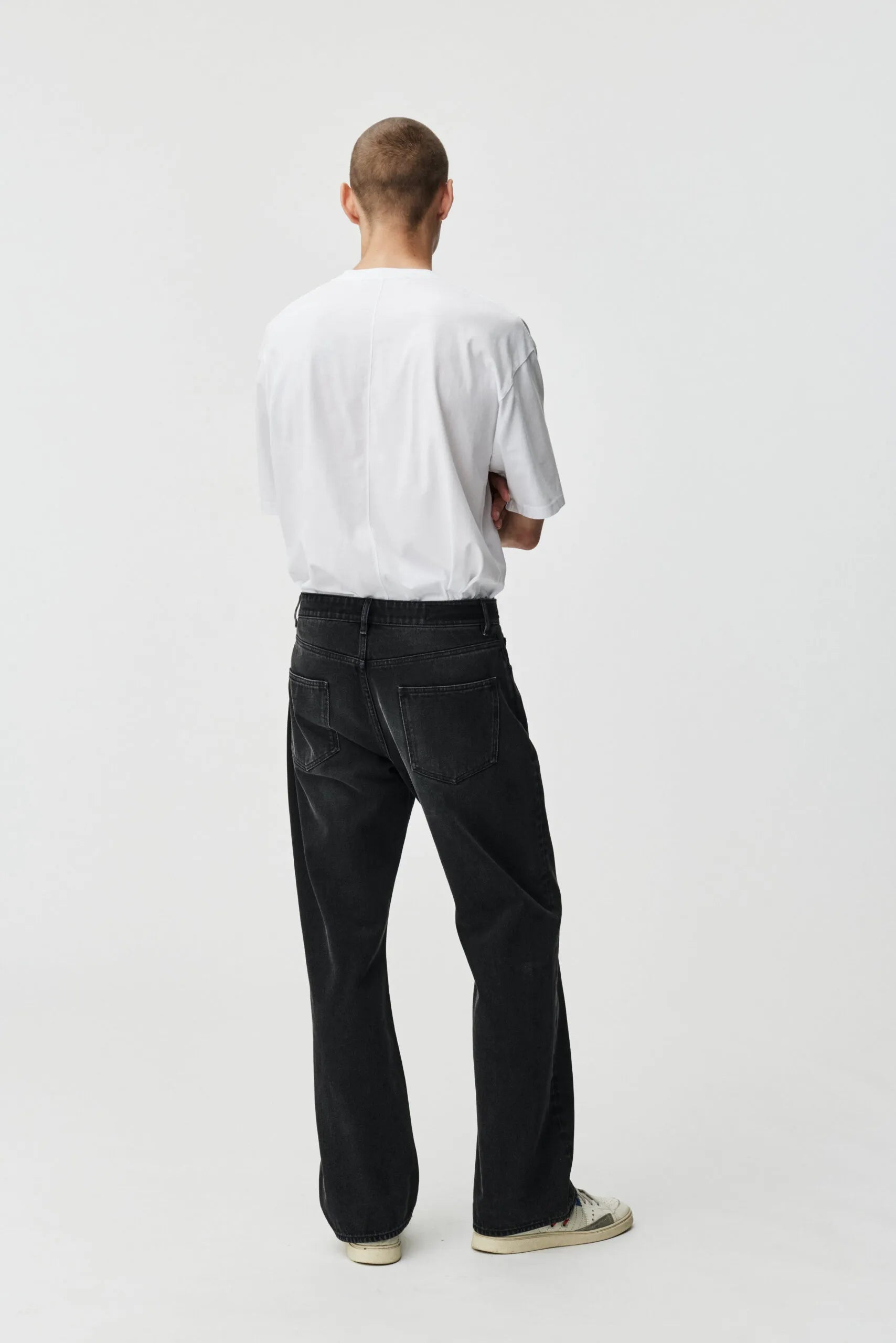 The Abo 242 Jean in Distressed Black by ADNYM