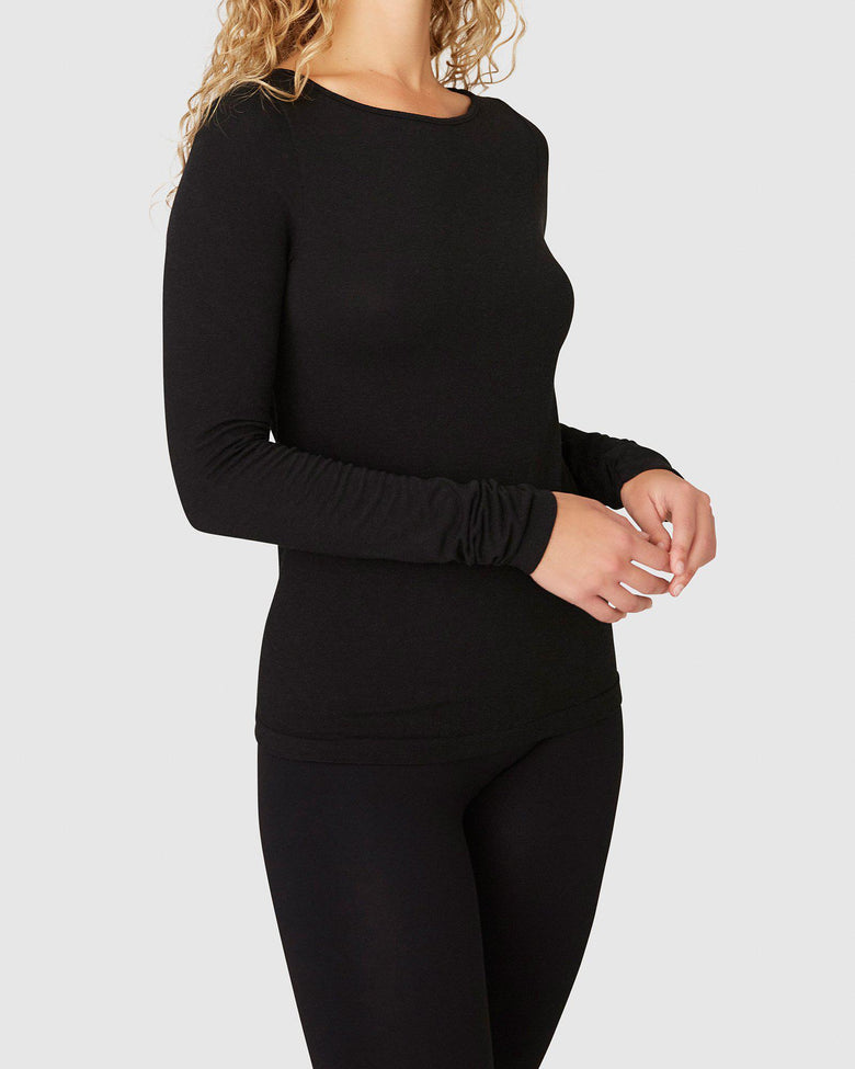 Swedish Stockings Hillevi Cashmere Top in Black