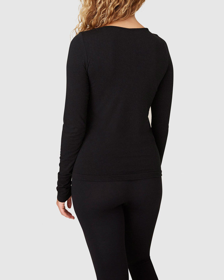 Swedish Stockings Hillevi Cashmere Top in Black