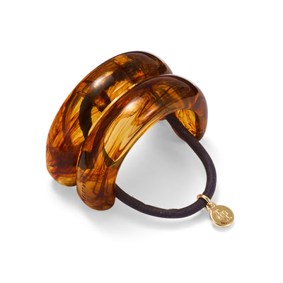 Lelet Marble Double Arch Pony Cuff in Amber