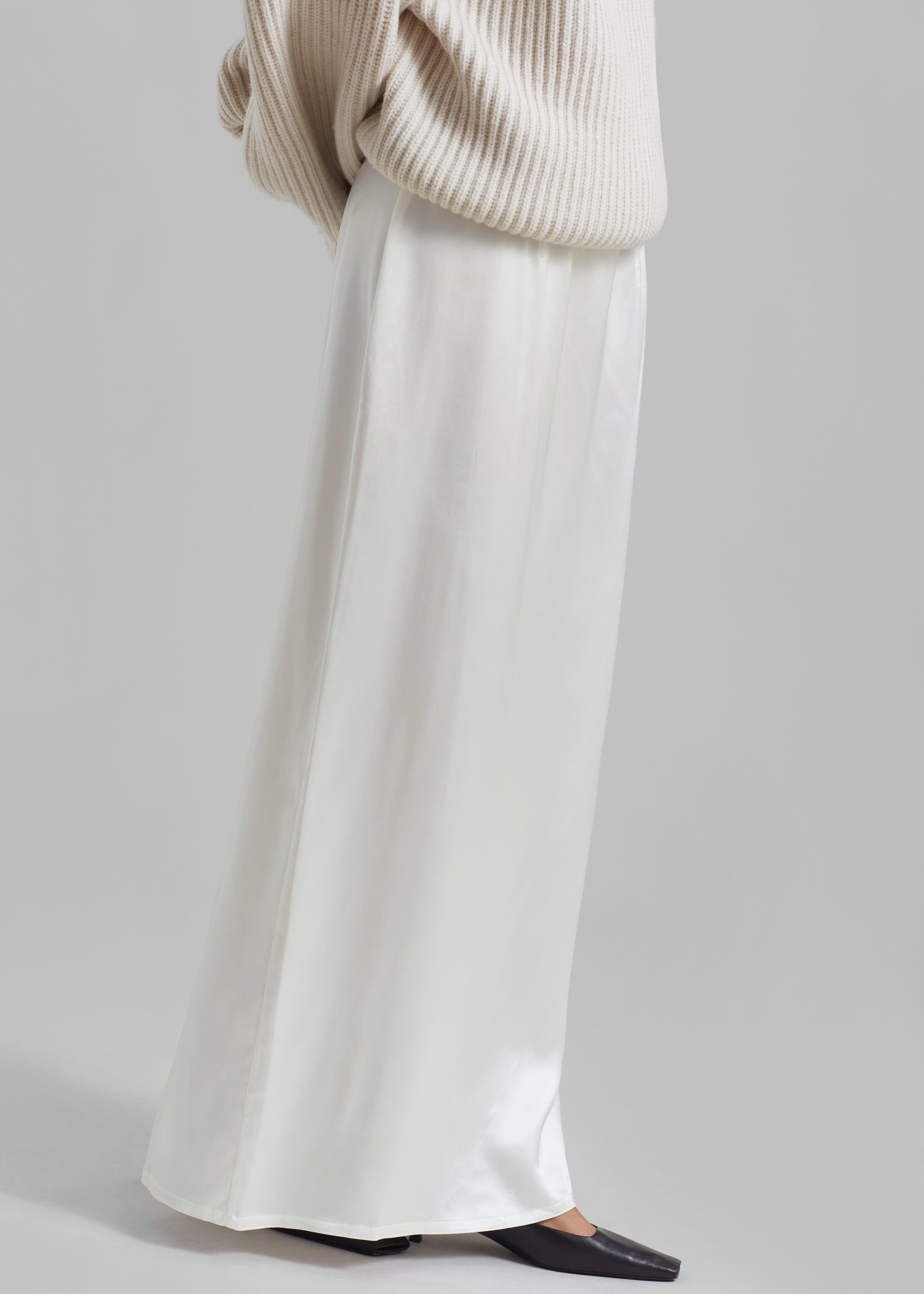 Bevza Ankle Length Skirt in Vanilla