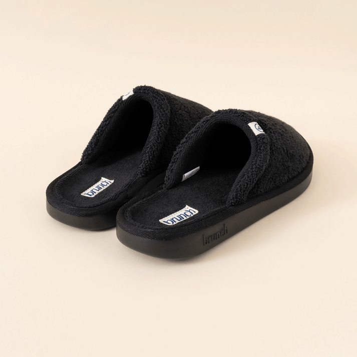The L'Essentiel Slipper in Black by Brunch