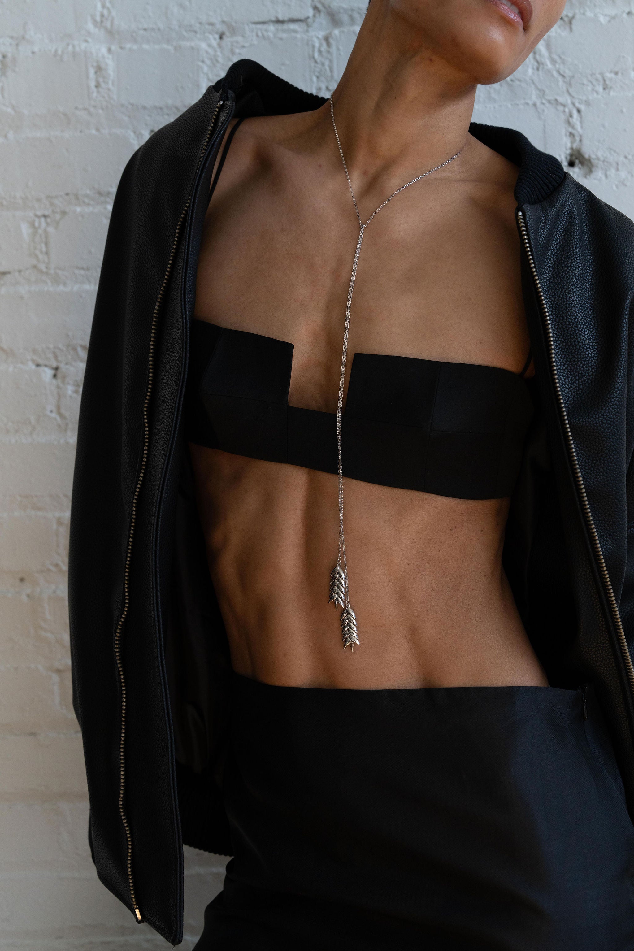 The Black Square Bra by Bevza