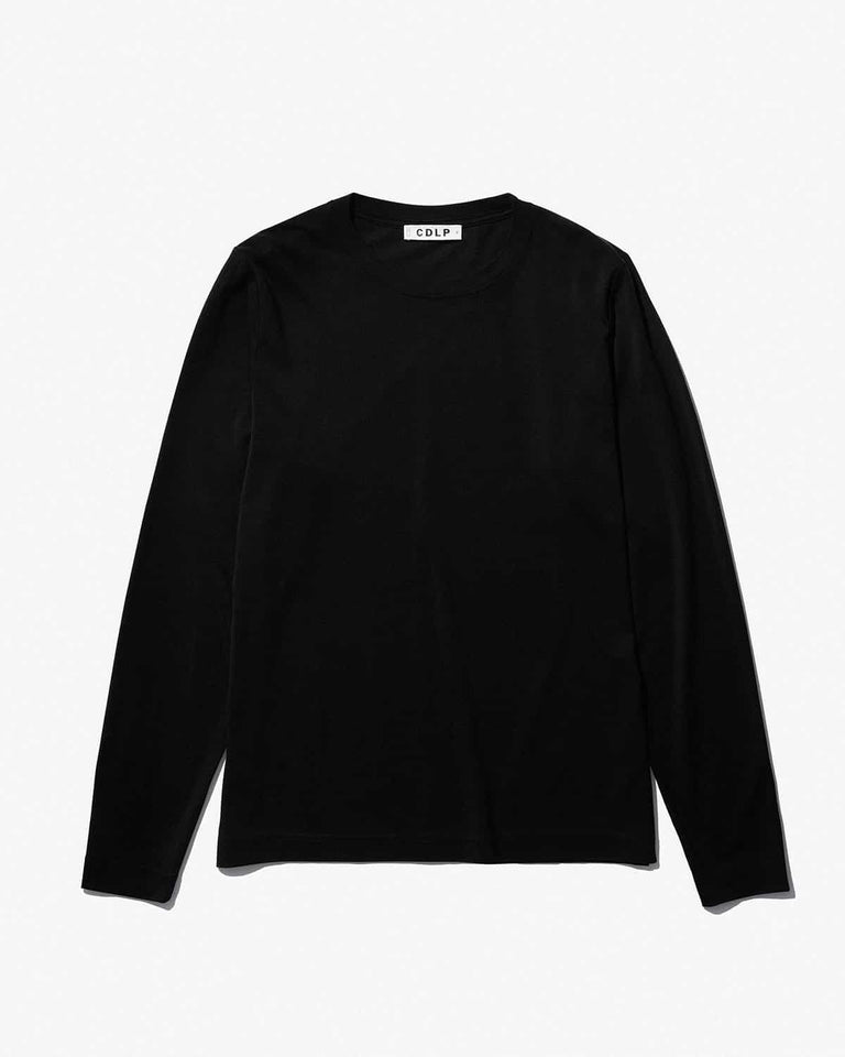The Midweight Long Sleeve T-Shirt in Black by CDLP