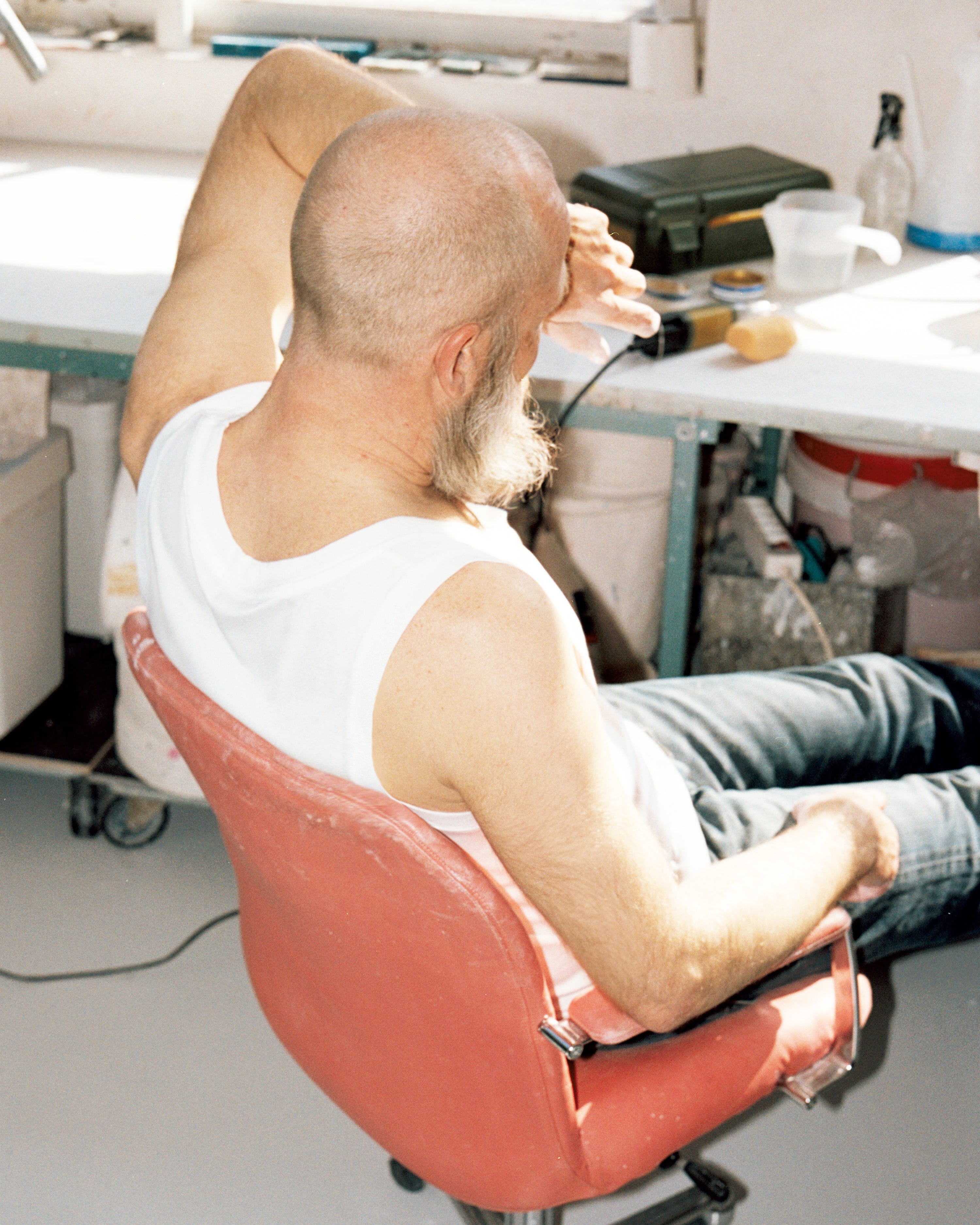 The Rib Tank Top in White by CDLP
