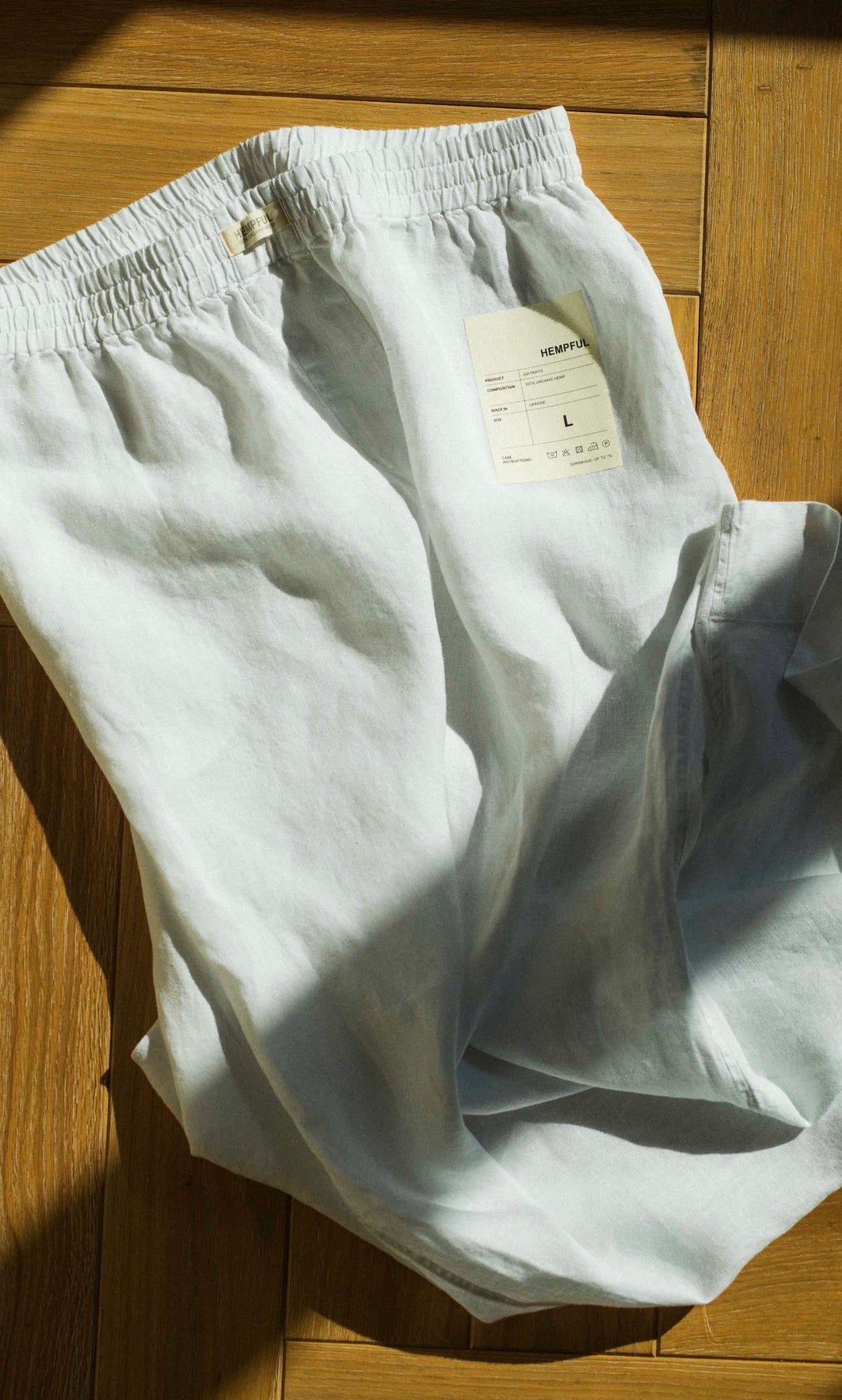 Hempful Gia Pants in White