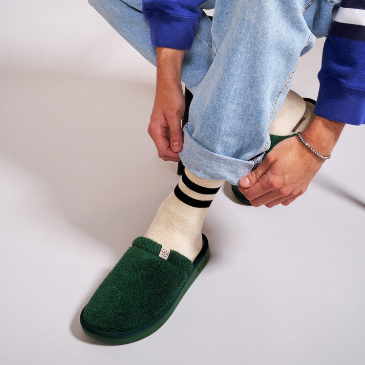 The L'Essentiel Slipper in Moss by Brunch
