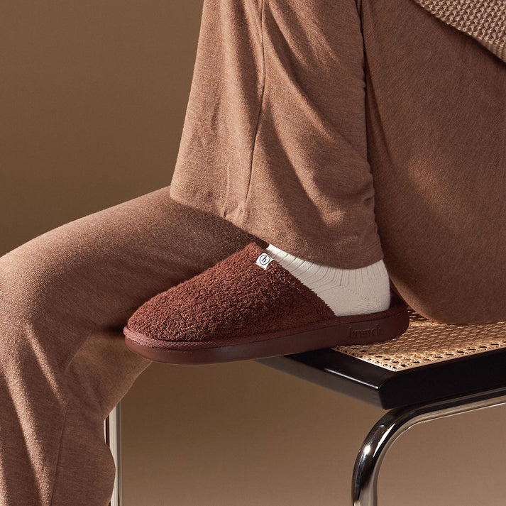 The L'Essentiel Slipper in Chocolate by Brunch