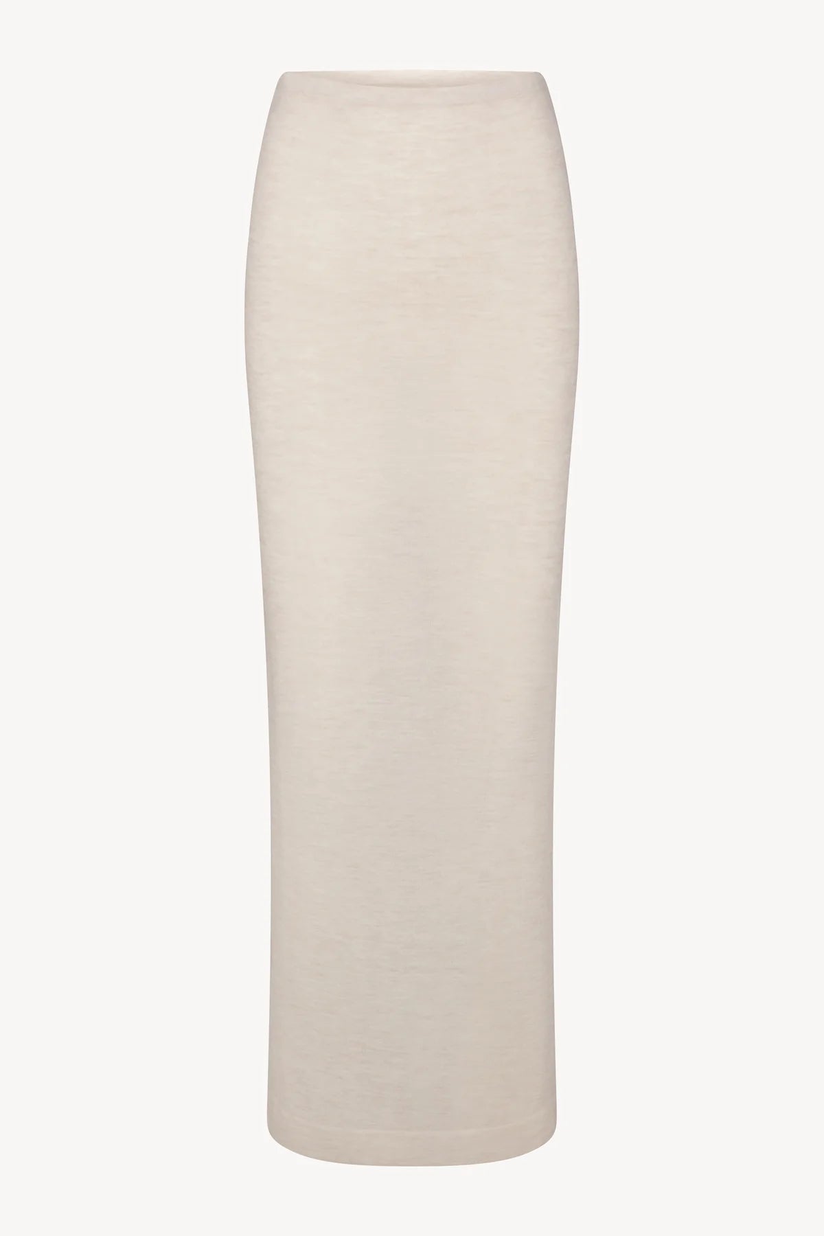 The Emma Cashmere Skirt in Oatmeal by Éterne
