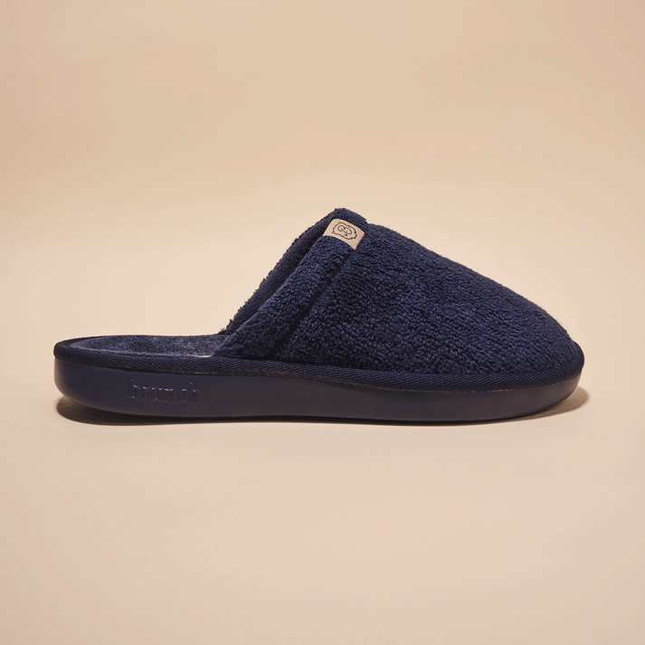 The L'Essentiel Slipper in Navy by Brunch