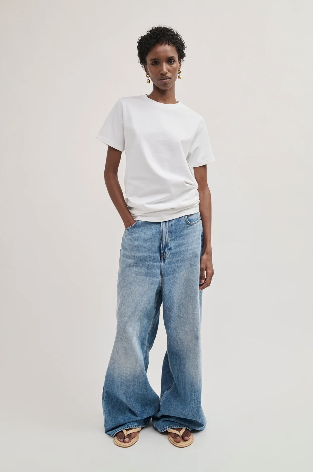 The Classic Tee in White by TEURN