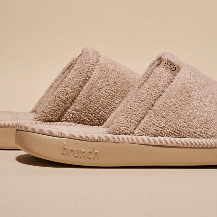 The L'Essentiel Slipper in Beige by Brunch