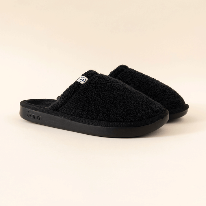The L'Essentiel Slipper in Black by Brunch