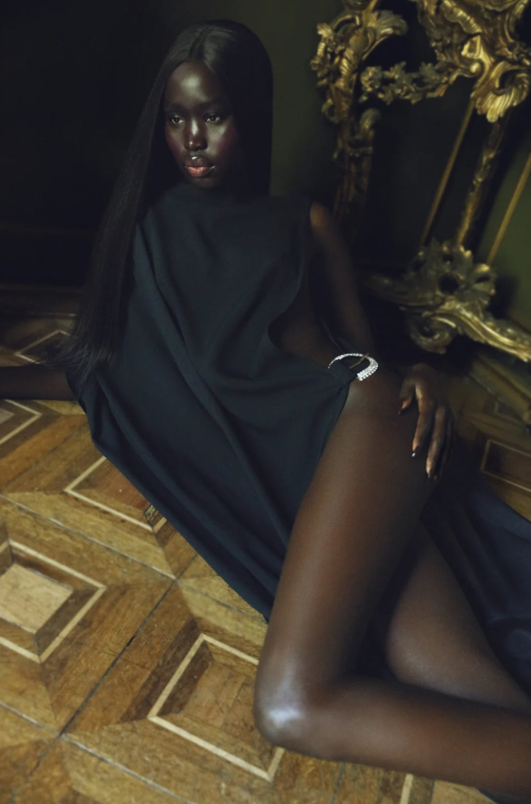 The Michela Dress in Black by Taller Marmo