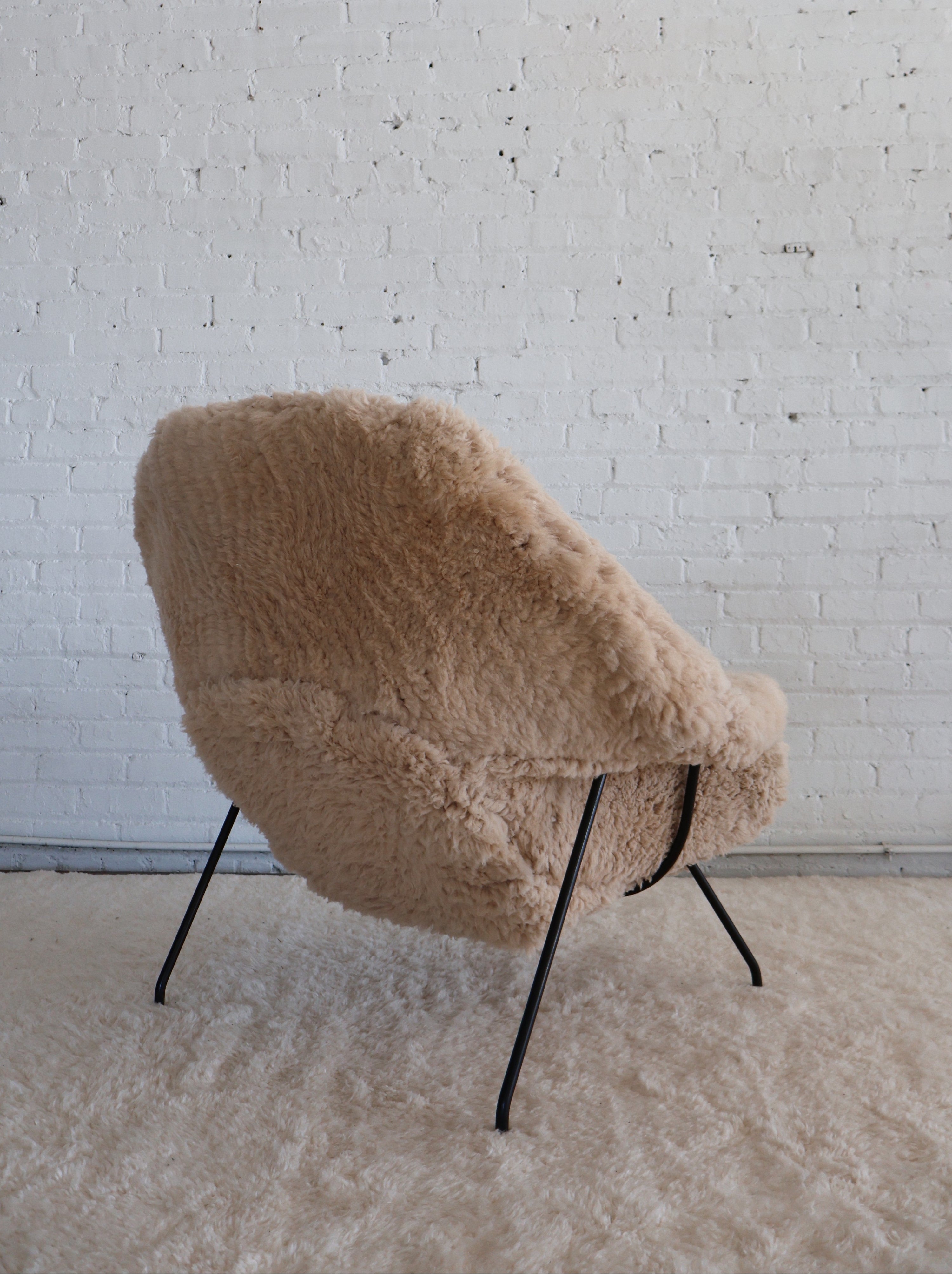 The Custom Eero Saarinen Sustainable Sheepskin Womb Chair