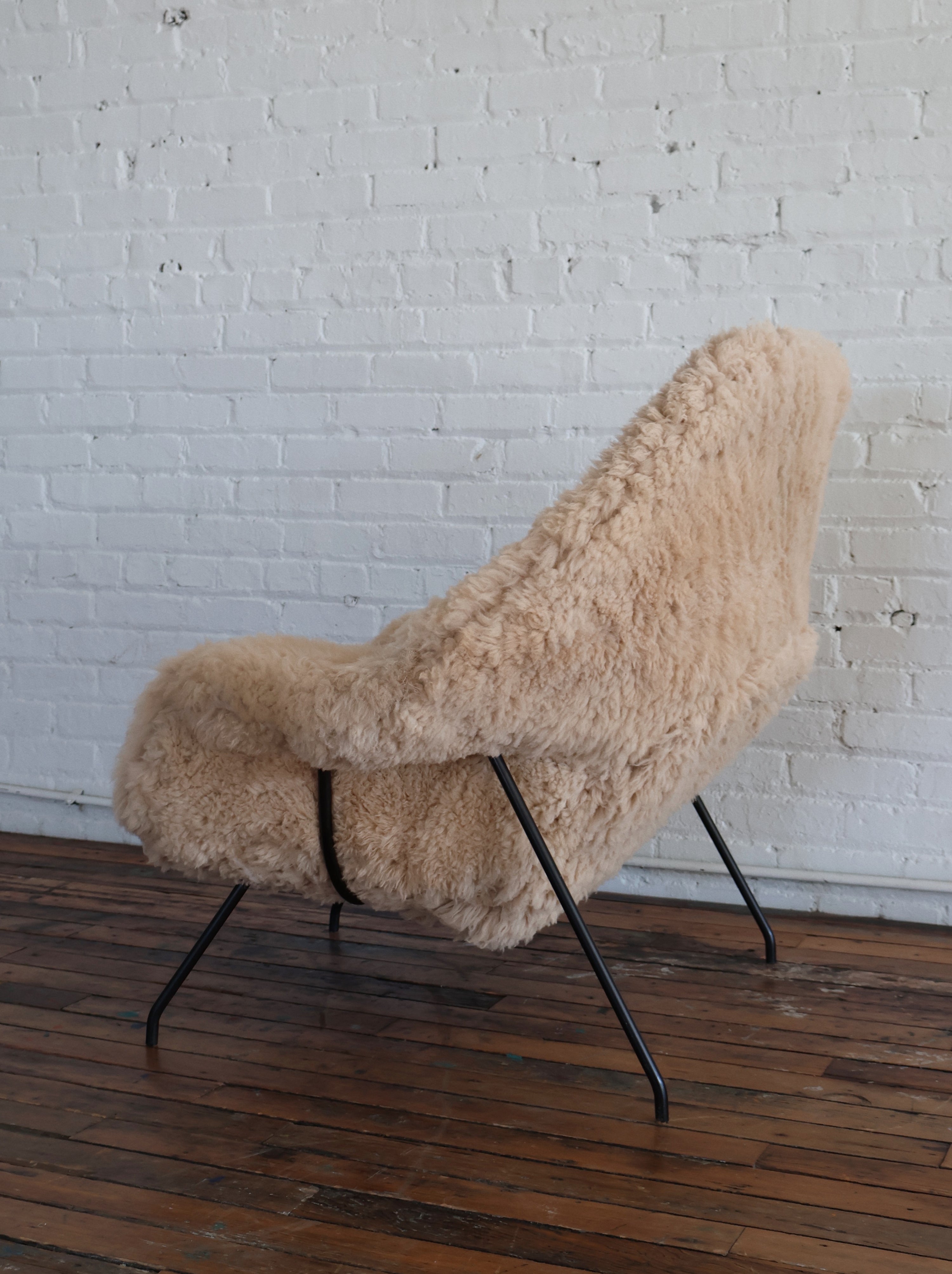 The Custom Eero Saarinen Sustainable Sheepskin Womb Chair