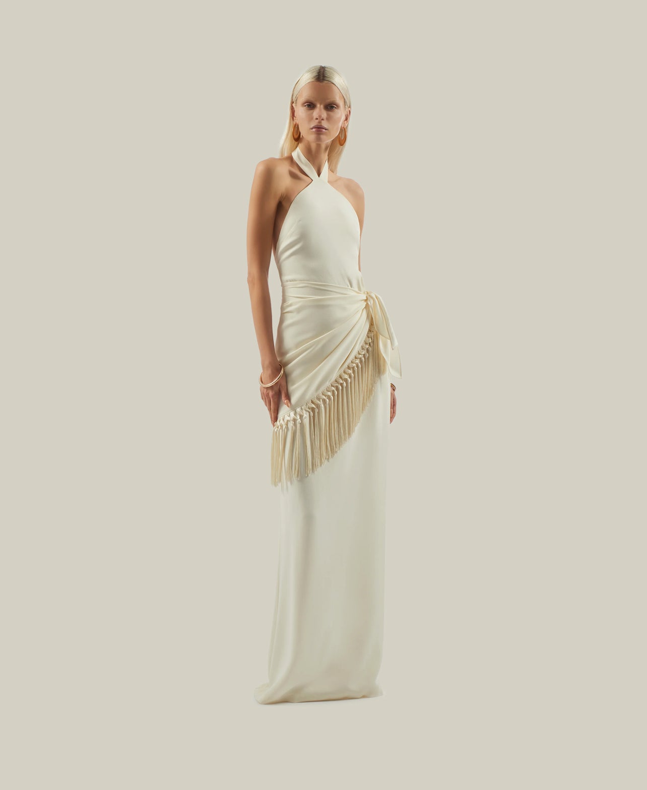 The Meteora Dress in Latte by Taller Marmo