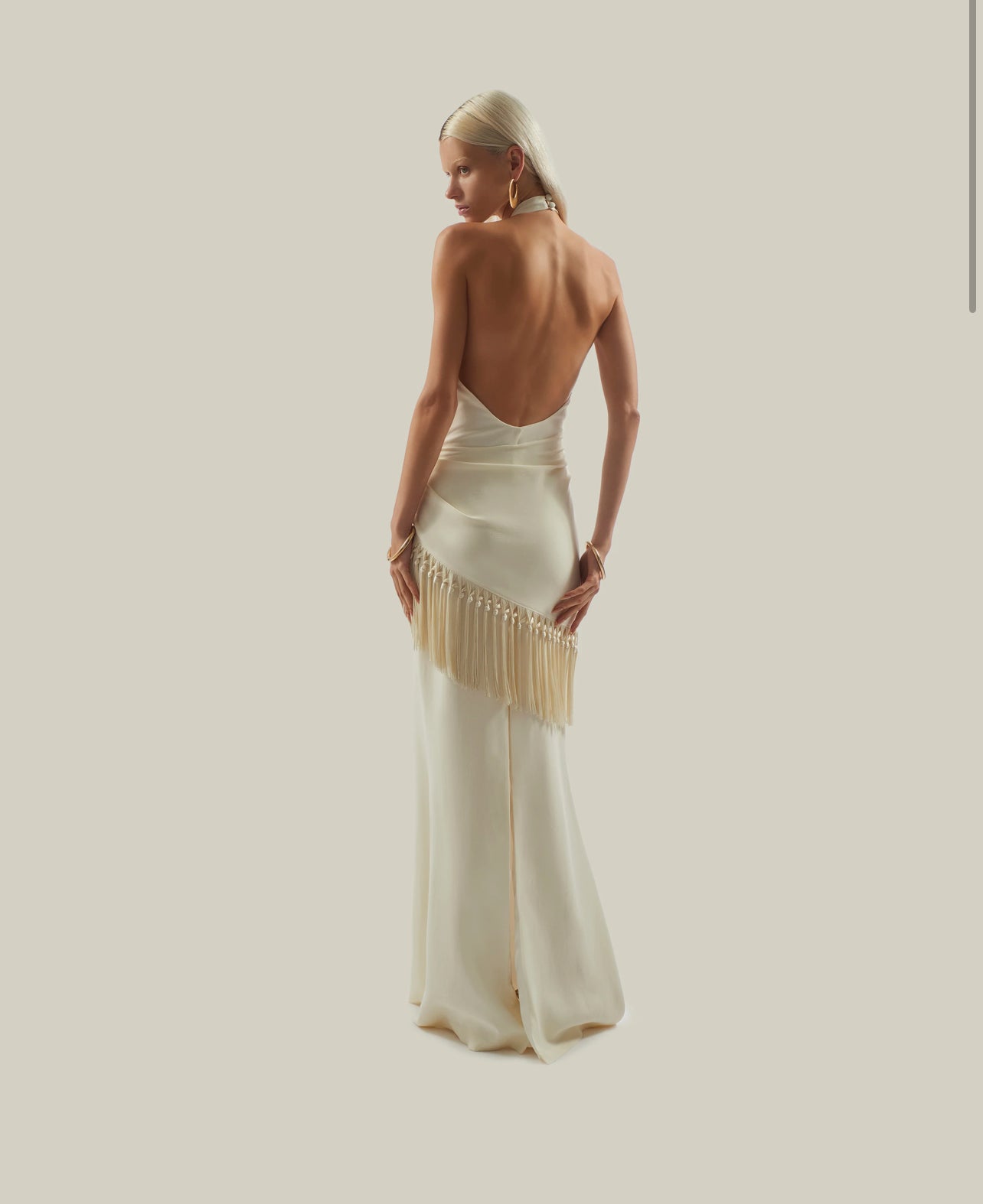 The Meteora Dress in Latte by Taller Marmo