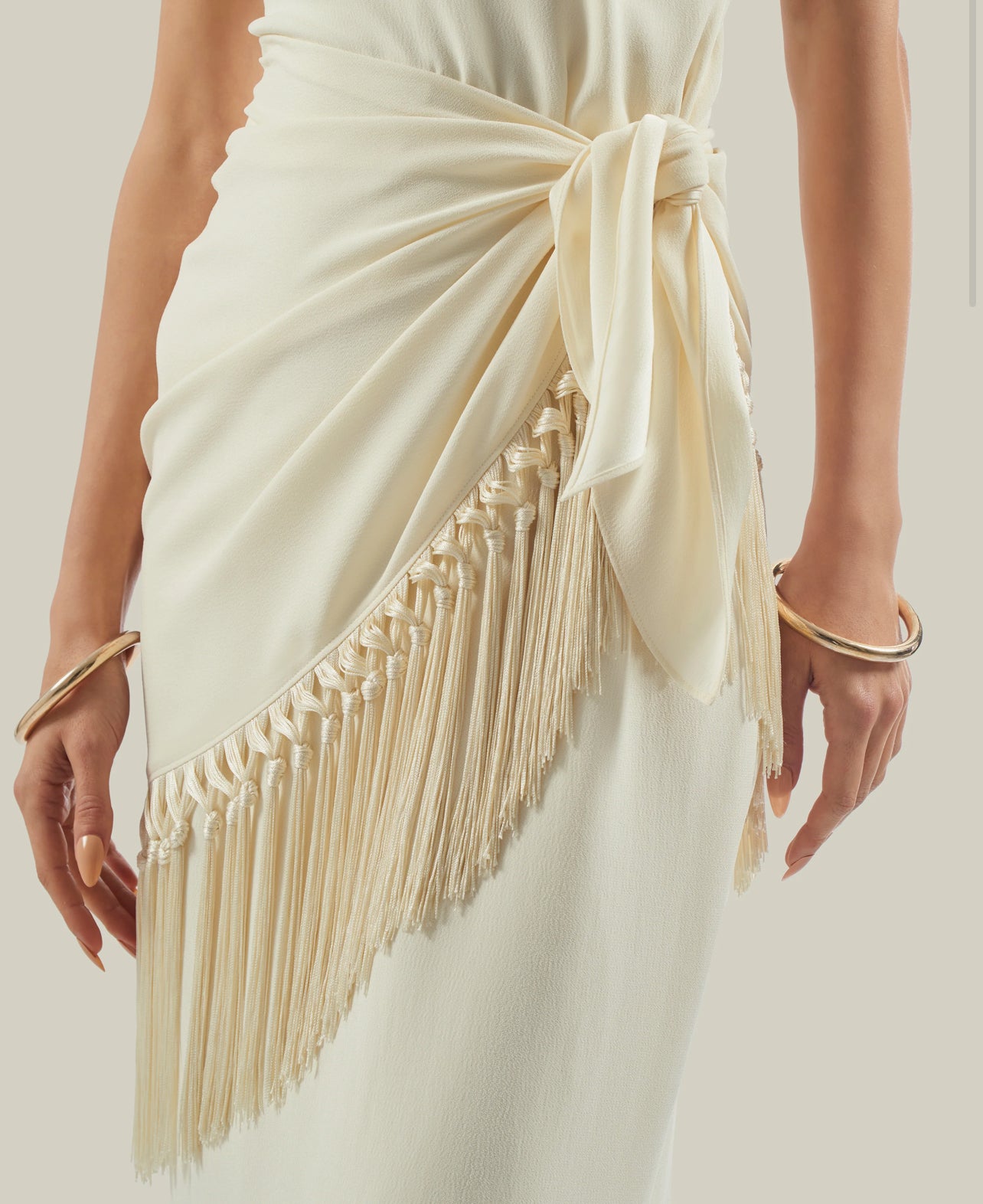 The Meteora Dress in Latte by Taller Marmo