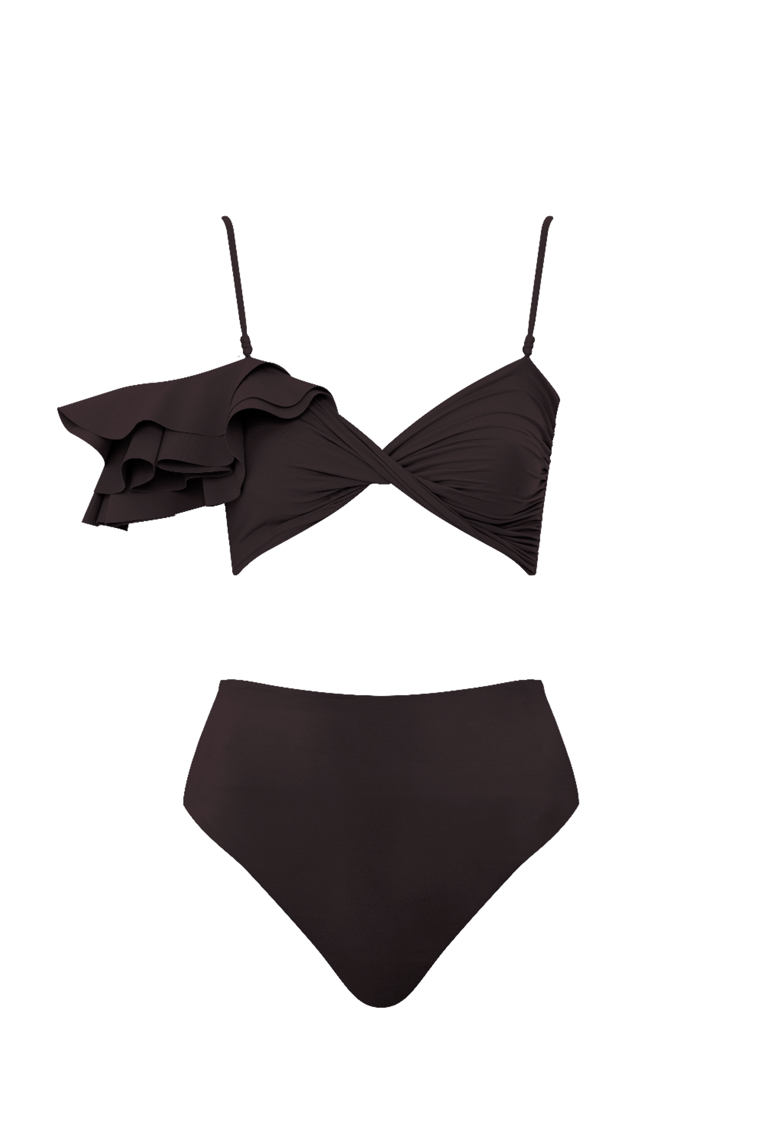 Maygel Coronel Costa Two Piece in Brown