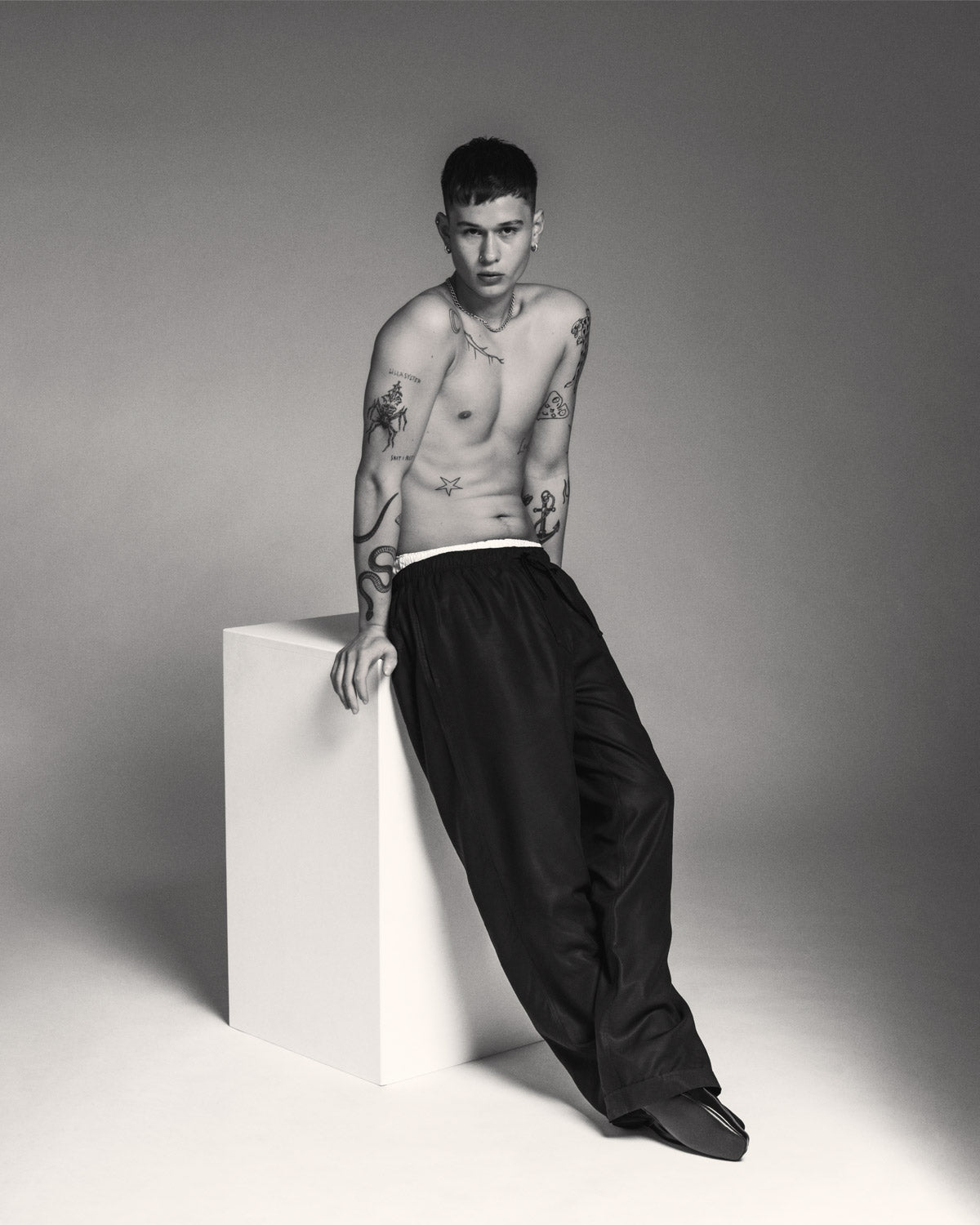The Pyjama Trousers in Black by CDLP