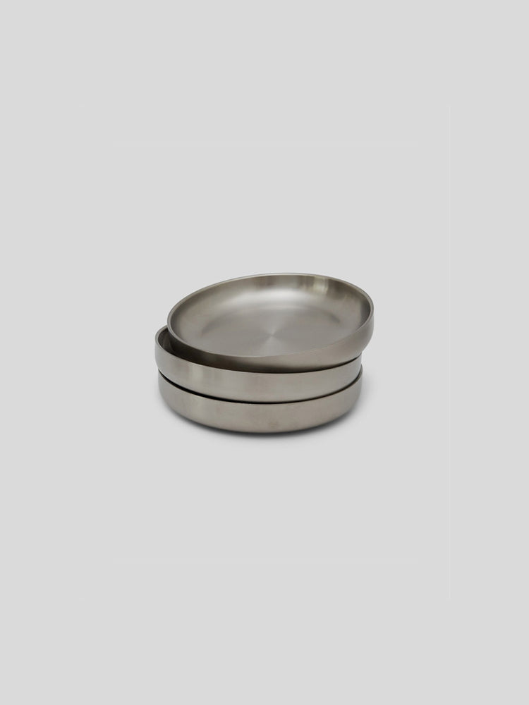 The Stainless Steel Pasta Plate Set of 2 by Service Projects