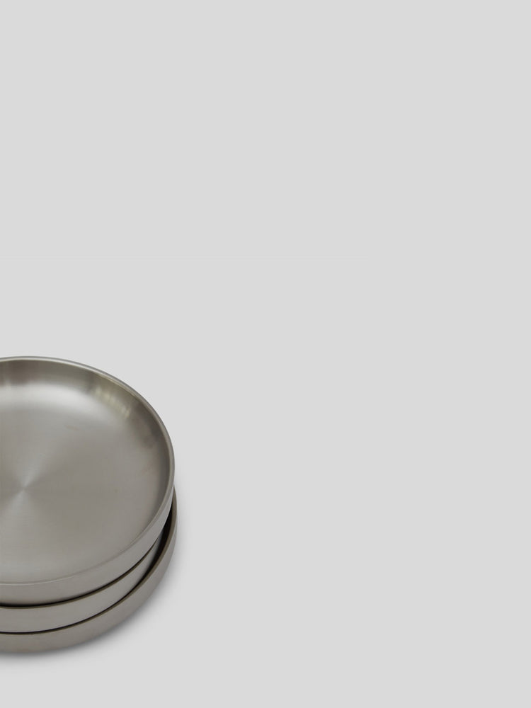 The Stainless Steel Pasta Plate Set of 2 by Service Projects