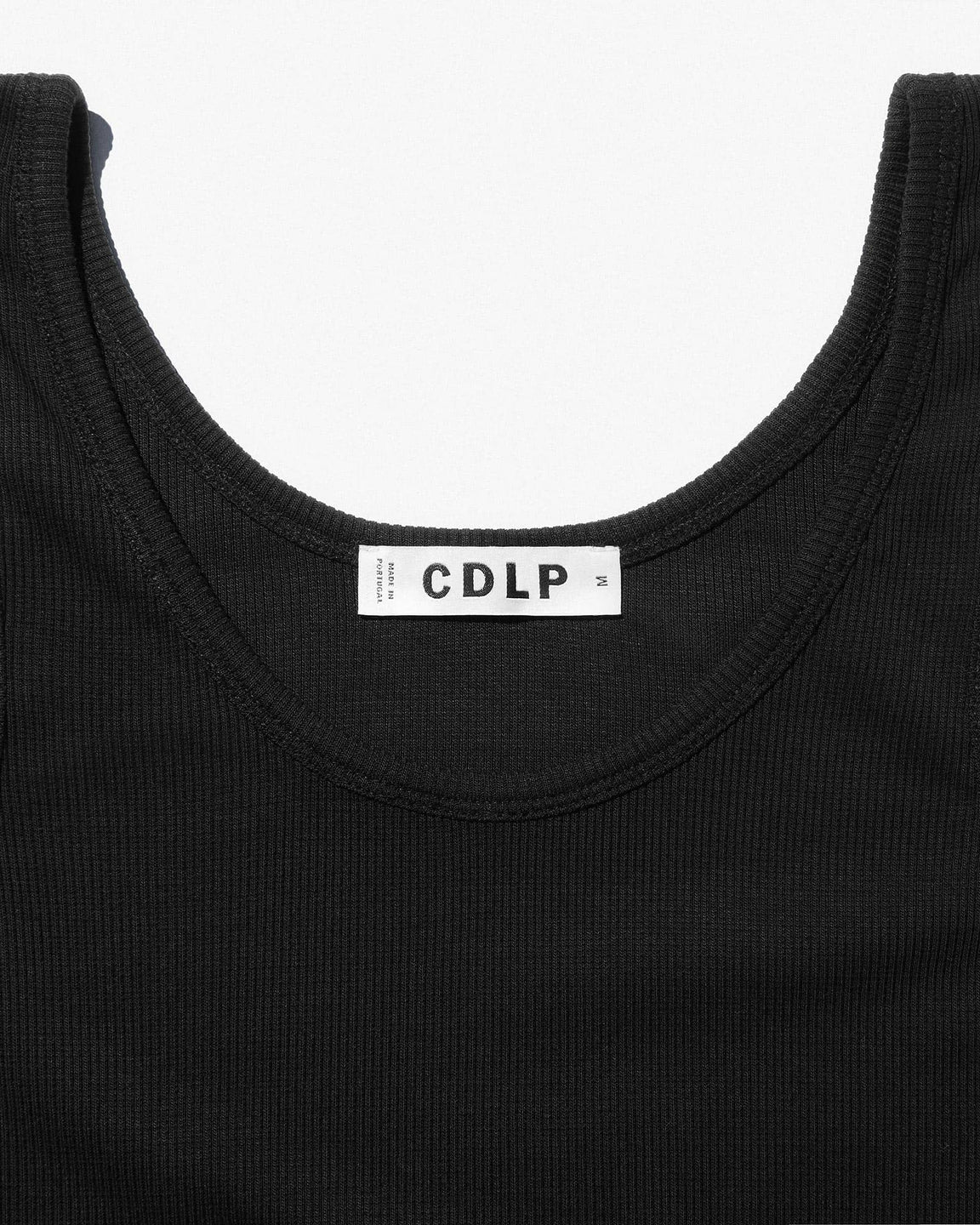 CDLP Women's Rib Tank Top in Black