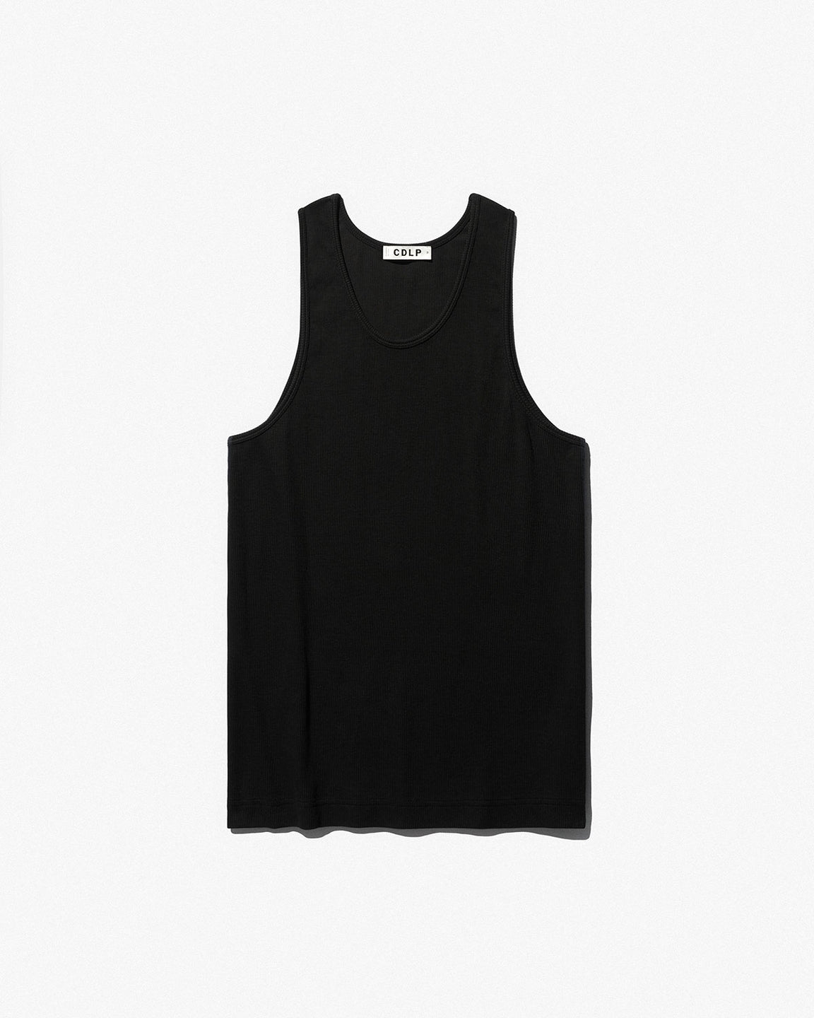The Rib Tank Top in Black by CDLP