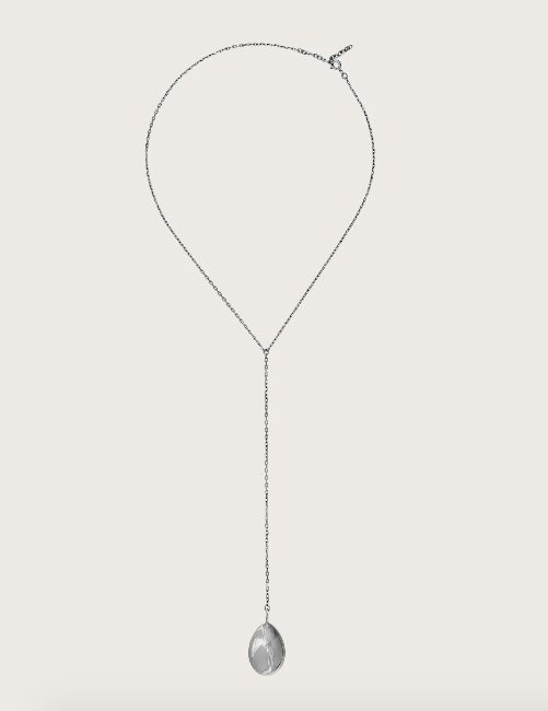 Bevza Small Egg with Leash in Silver