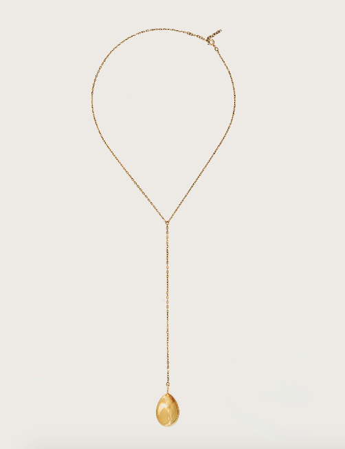 Bevza Small Egg with Leash in Gold