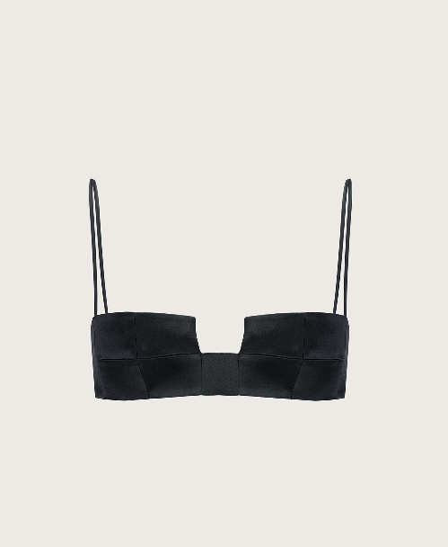 The Black Square Bra by Bevza