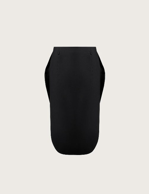 Bevza Tulip Skirt in Black