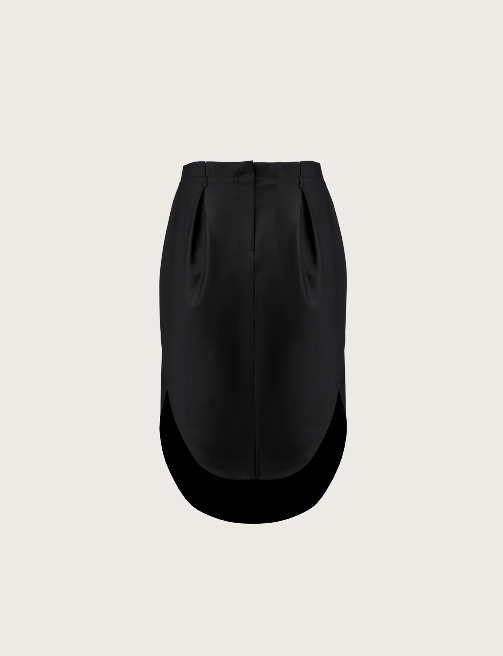 Bevza Tulip Skirt in Black