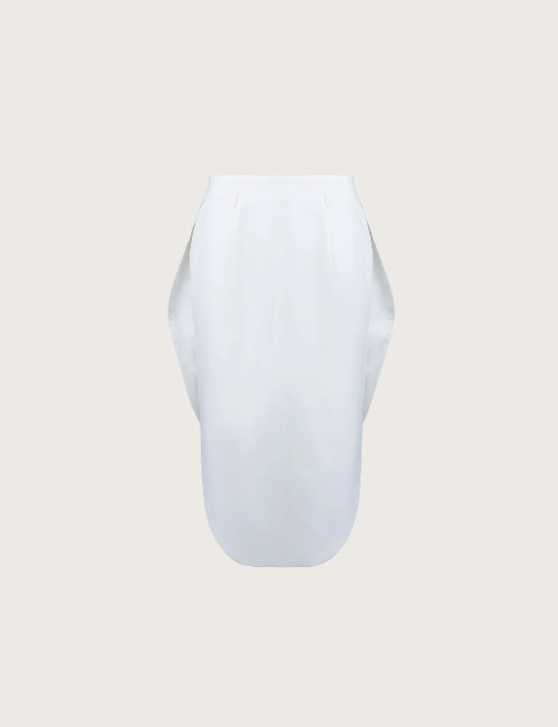 Bevza Tulip Skirt in White