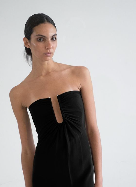 Carmen Llaguno Rhea Dress in Black