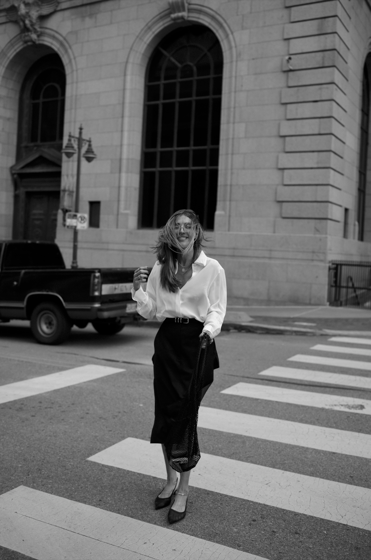 The Skirt with Splits in Black by Bevza – Blackbird Collection