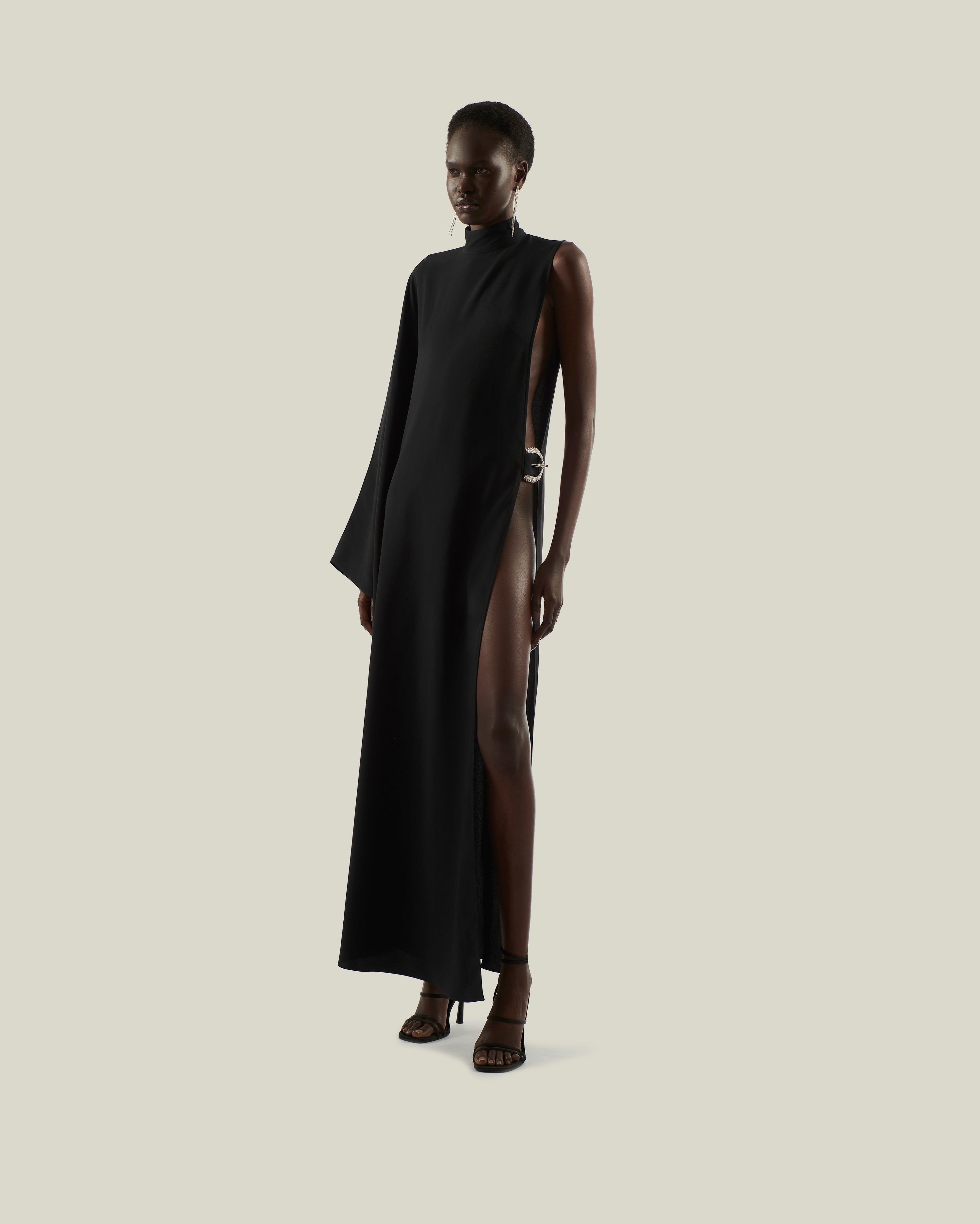 The Michela Dress in Black by Taller Marmo
